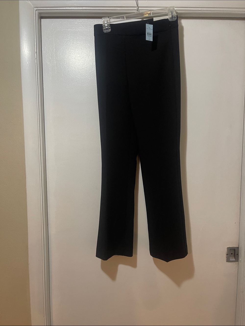 High-Rise Side Zip Trousers — Black ann taylor size 2 petite